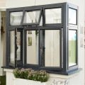 Glass Casement Windows with Tilt and Turn Single Double Outward Inward Aluminum  casement window Awning Hinge Swing French Door